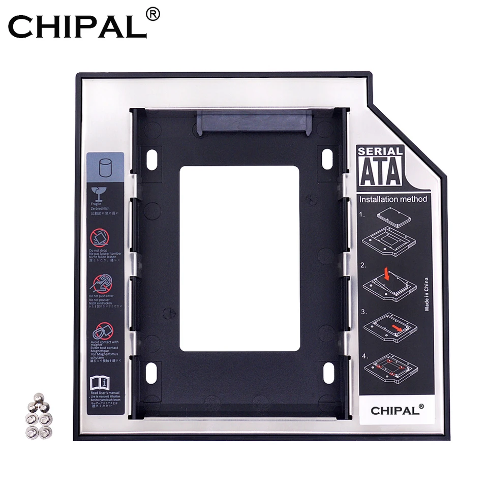 Chipal 2. HDD Caddy 12,7 mm pre 2,5 
