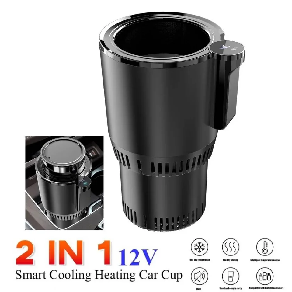 Chladenie automobilov 12 V 36 W 2-v-1 Kancelárska kancelária Automobilový pohár Teplý chladič Smart Cup Mug Držiak pohárik Chladenie pre nápoj môže detská fľaša