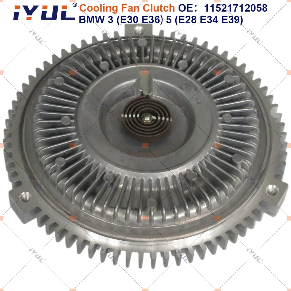 Chladenie chladiča ventilátormi Spikárová spojka Blades pre BMW 3 Series E36 E46 5 Series E34 E39 E38 1991-2005 1521709499 1521712058