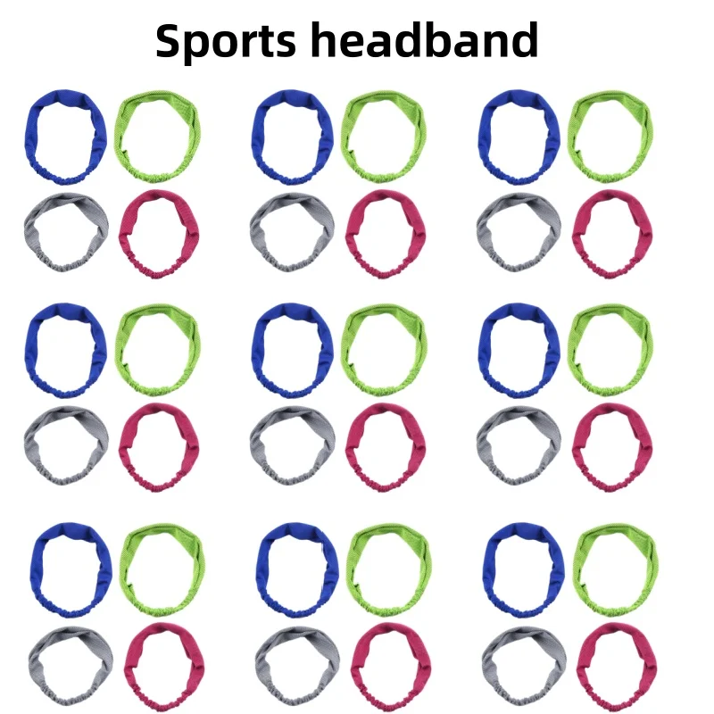 Chladenie potu Wicking Headbands Cvičenie Bežné hlavy Sports Head Band pre jogu Golf Gym Camping Runnis tenis