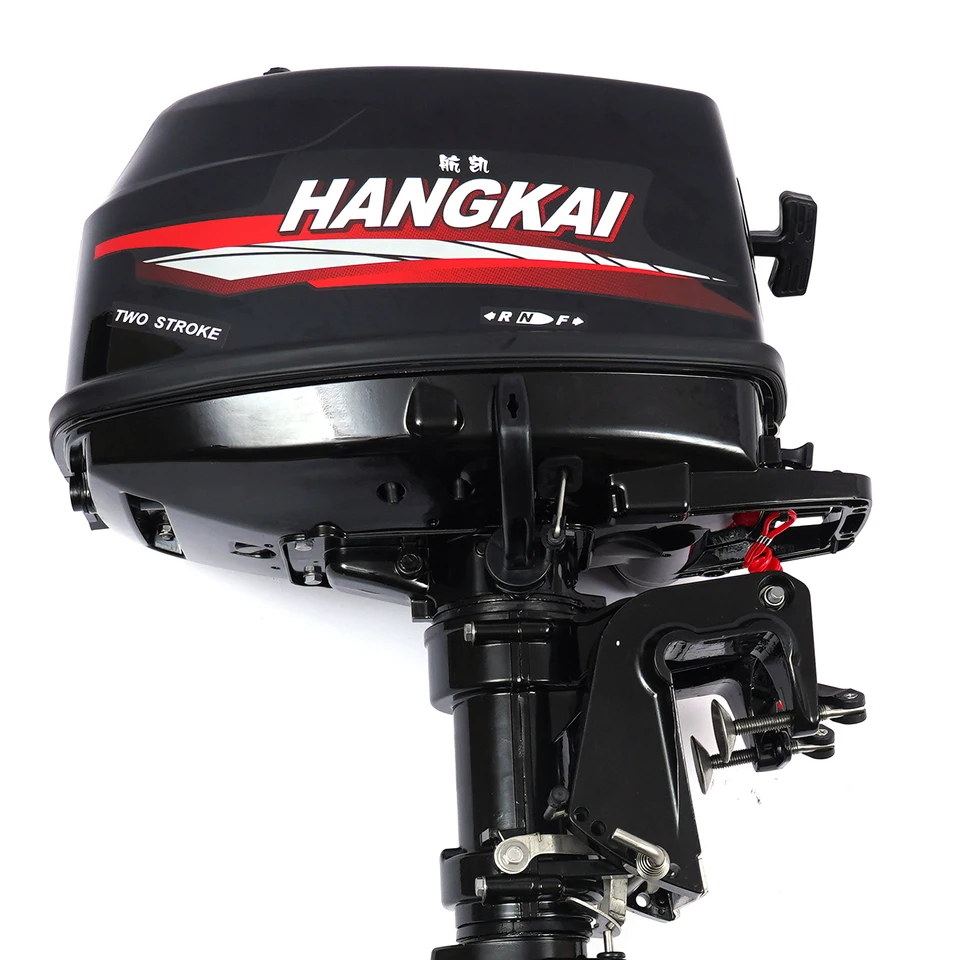 Chladenie vzduchu/vodou 3,5 hp-7HP 2/4 zdvihu Outboard Motor Motor Motor nízky hluk pre gumové člny, nafukovacie lode čierne