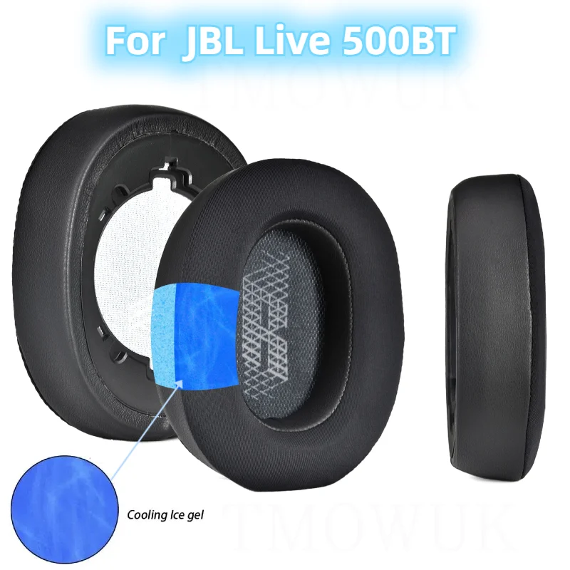 Chladiace gélové doštičky na uši náhradné vankúše pre JBL Live 500bt / Live 500 BT Wireless Herock Hering Earpads