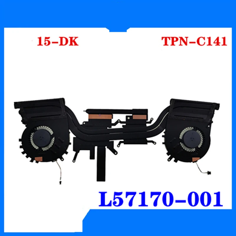 Chladiaci chladič chladiča GPU prenosného počítača chladiča chladiča pre HP 15-DK TPN-C141 L57170-001