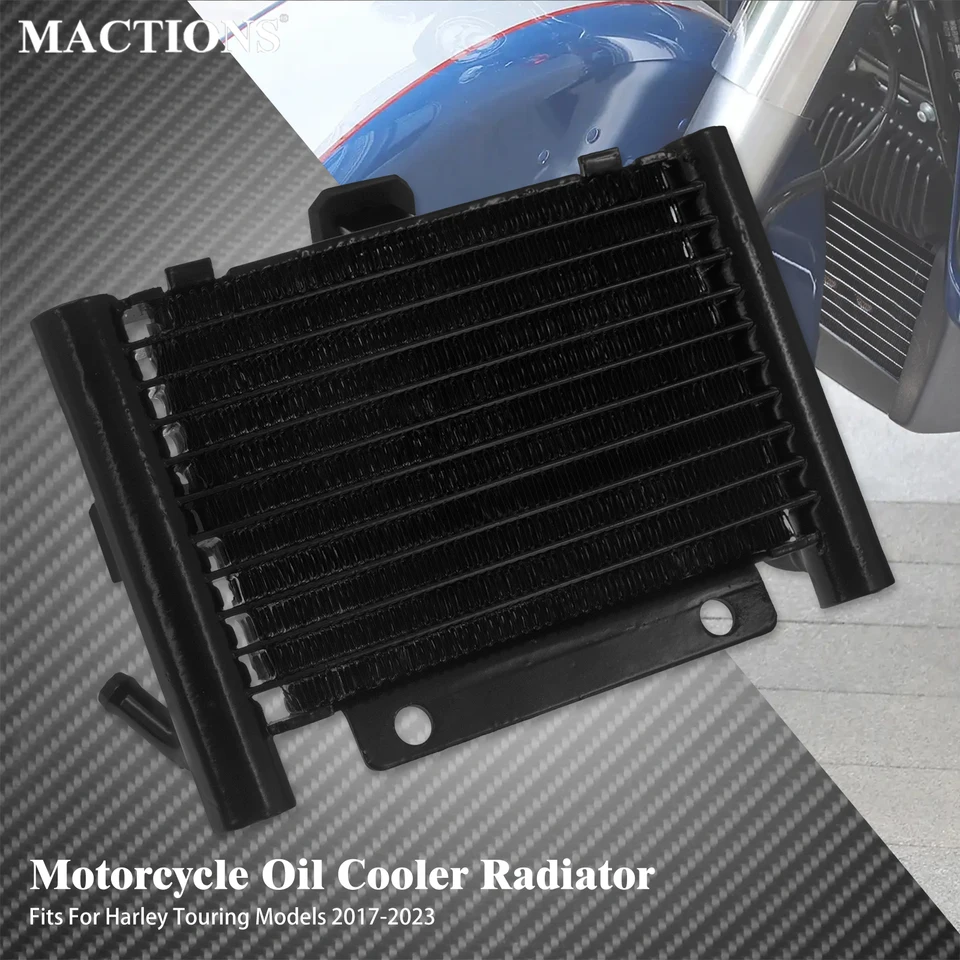 Chladiaci chladič motocyklového chladiča vodnej nádrže na chladenie vodnej nádrže pre Harley Touring Tri Electra Street Glide Road King Fltrx FlHr 17-2023