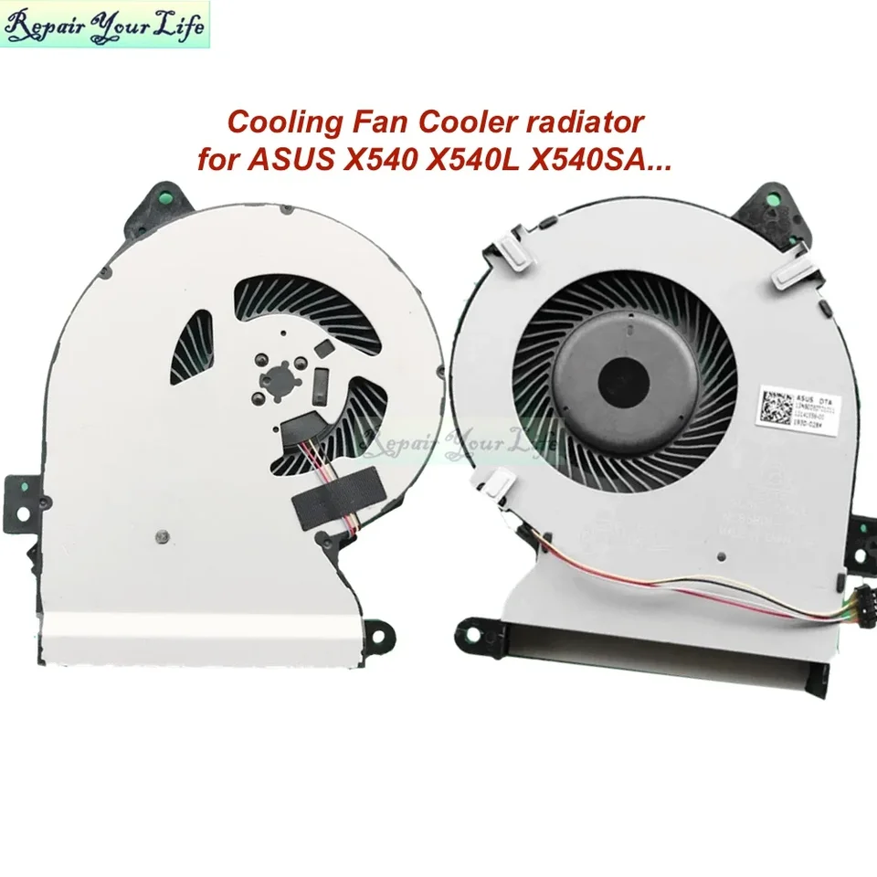 Chladiaci ventilátor CPU pre laptop pre ASUS X540 F540 X540SA X540S X540SC X540LA X540LJ X540YA X540L PC FANS COOER RADIATOR 13NB0B10T01111111111111111111111111111111111111111111111111111111111111111
