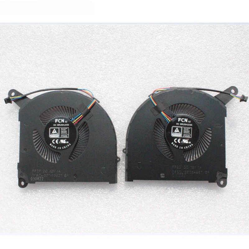 Chladiaci ventilátor CPU pre laptop pre gigabyte aero 16 ye5 rp86ye5 rp87ye 17 xe5 fp2f dfscm227163927 fp2d dfscl12e064867 12V
