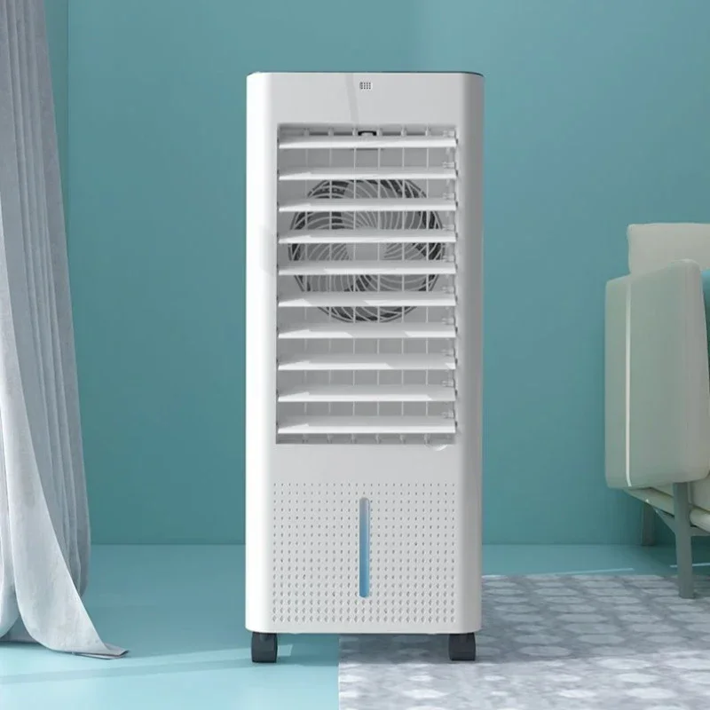 Chladiaci ventilátor Domácnosť s malými listovými elektrickými ventilátormi horizontálna koľaj Mobilné chladenie vody
