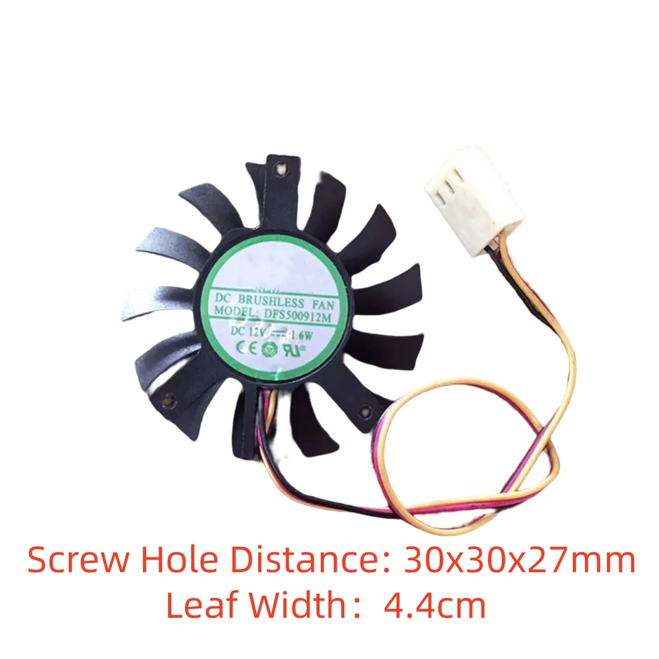 Chladiaci ventilátor pre DFS500912M AD0512MX-RB6 Reklamný stroj jukebox dielov šírka 4,4 cm softvérové ​​smerovacie chladiace ventilátor