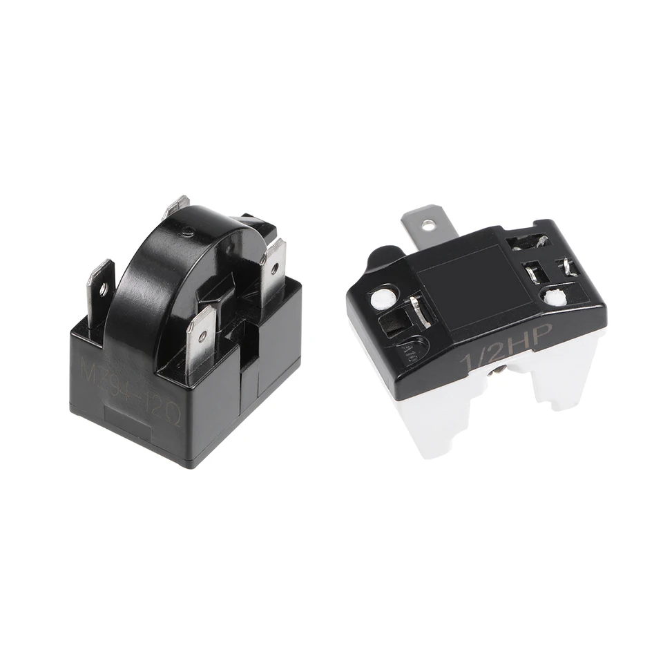 Chladnička PTC Štartovacie relé 12/15/22 Ohm 2pin/4pin a chladnička Termálny preťaženie pre preťaženie 1/6HP 125W 1/2HP 375W