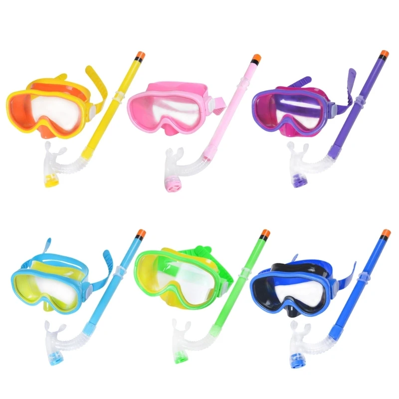 Chlapci Dievčatá potápačské masky Kid Snorkel Set Deti kúpanie okuliare Masky šnorchlové sada potápanie potápanie šnorchlové okuliare súprava
