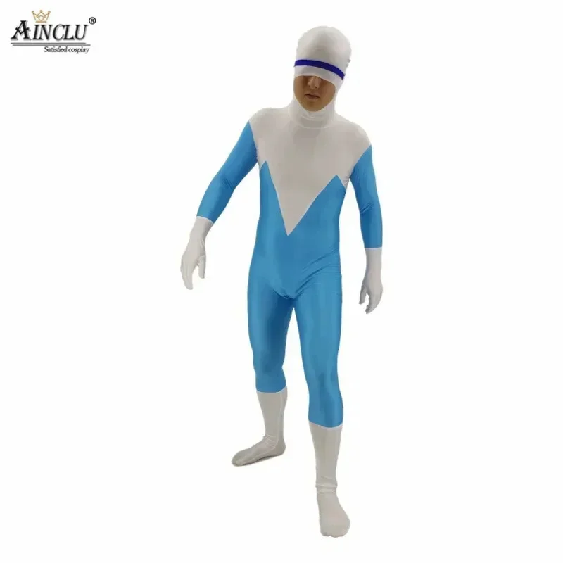 Chlapci muži Frozone Lucius Best Cosplay kostýmy spandex film The Incredibles BodySuits