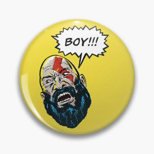 Chlapec God of War Kratos Soft gombíka PIN klopa PIN Gif