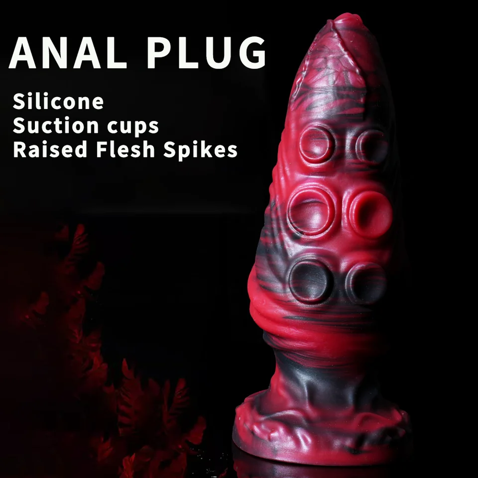 Chobotnica análny dildo ženský masturbátor zadok plužba s prísavkovým pohárom sexy hračky pre ženy muži spodná bielizeň buttplug dildo anus dilatador
