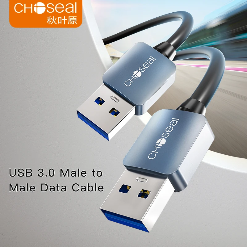 Choseal USB 3.0 Dátový kábel Muž na mužský kábel pre chladenie pevného disku Camera/Pad DVD Player TV TV Flash Light Hub Monitor