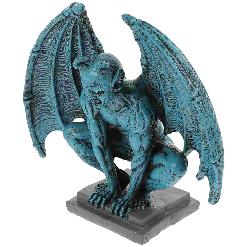 Chrlica socha zábava doplnok k dekoráciám trávnikov Monster Ornament Outdoor Ozdoby