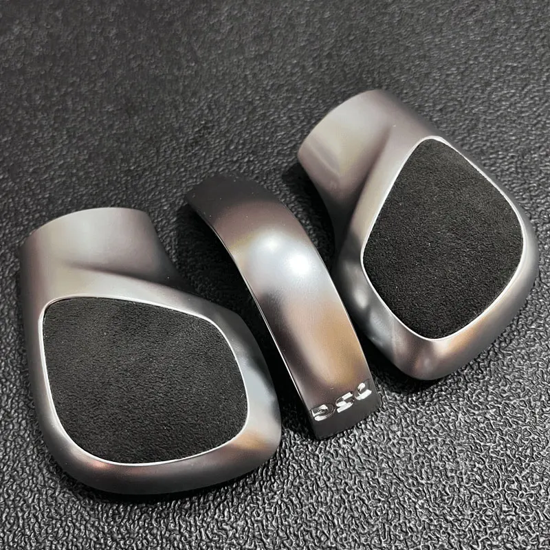 Chrome Matt s koženým posunovým gombíkom prevodové koleso DSG EMBLEM pre VW GOLF 6 7 R GTI Passat B7 B8 CC R20 JETTA MK6 GLI