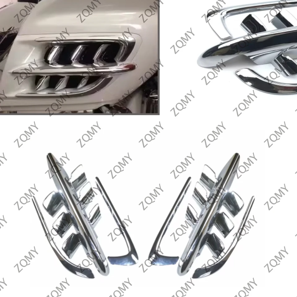 Chrome Motorcycle Fairings Premier Shark Gills pre Honda Goldwing GL1800 2001 2002 2003 2004 2005 2006 2007 2008 2008 2009 2011 2011