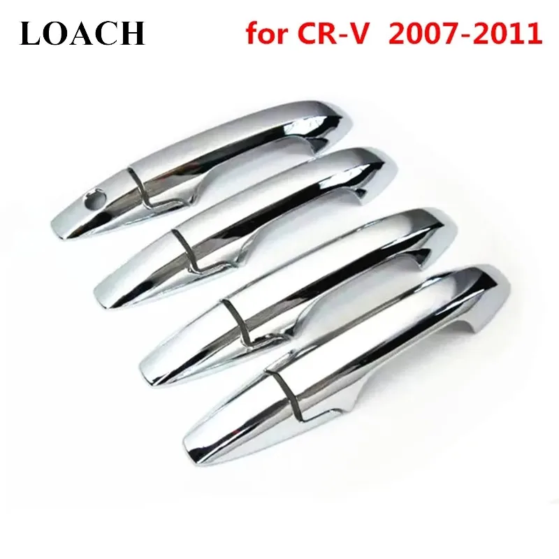 Chromed exteriérové ​​kľučky kľučky krytu pre obloženie Honda CRV 2007 2008 2009 2011 2011