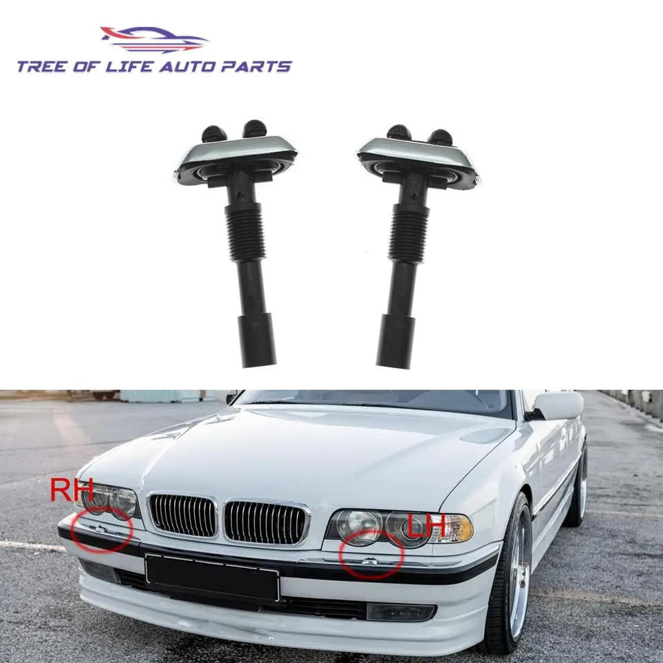 Chroming & Black Svietiteľka Lampová žiarovka Jet Jet pre BMW E38 7 Series 725 728 730 735 740 750 1994-2001 61678370559 61678370560