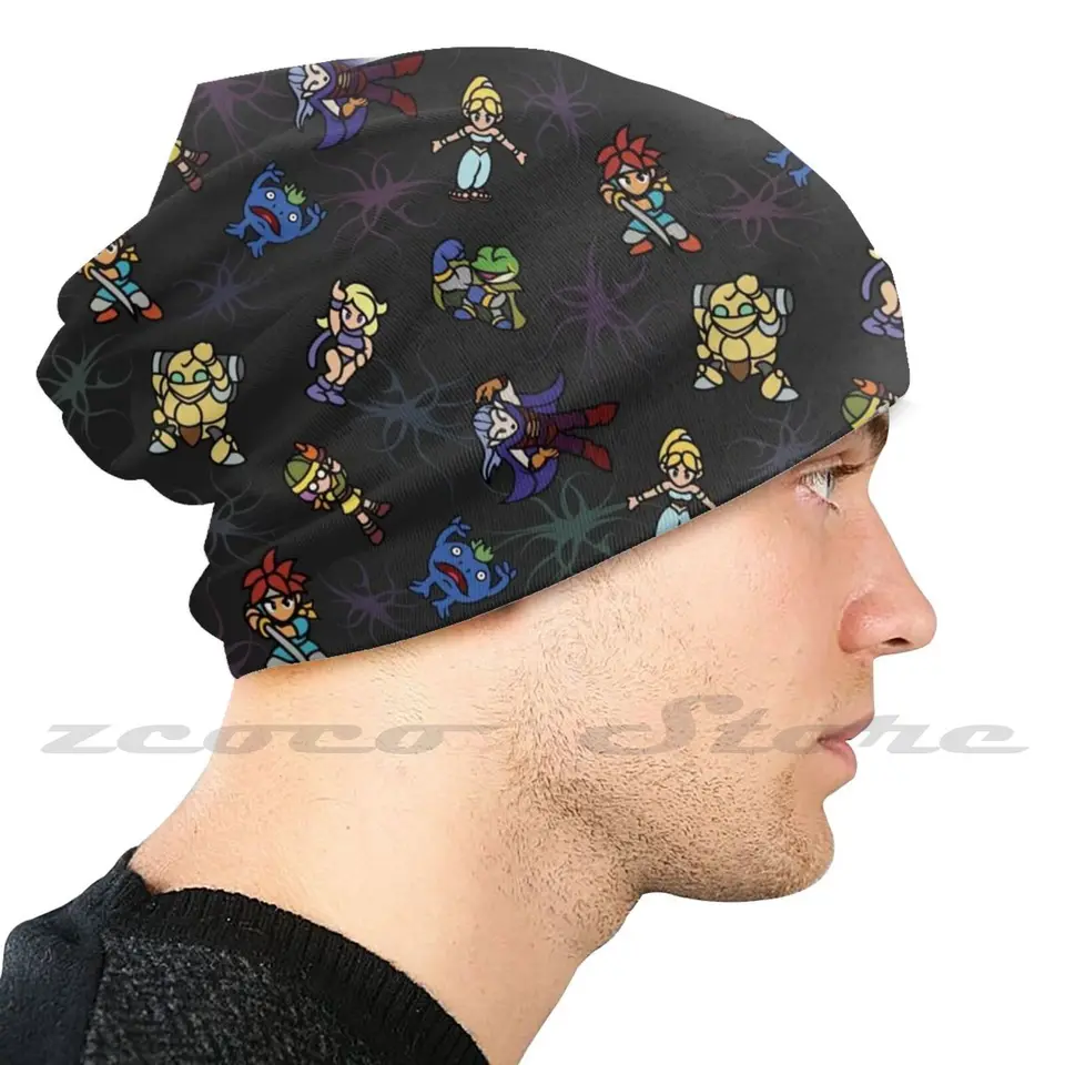 Chrono spúšťacie dospelé deti pletené klobúky zaisťujúca čiapka vonkajšie športy Priedušné chrono marle frog magus lucca nu ayla robo