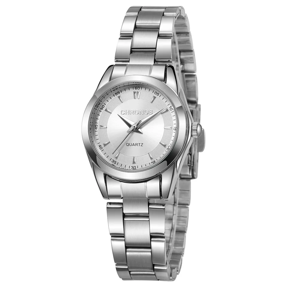 Chronos Women Watches Luxusný kamienok módne elegantné náramky Quartz Watch for Girl Ladies Clock Relogio Feminino
