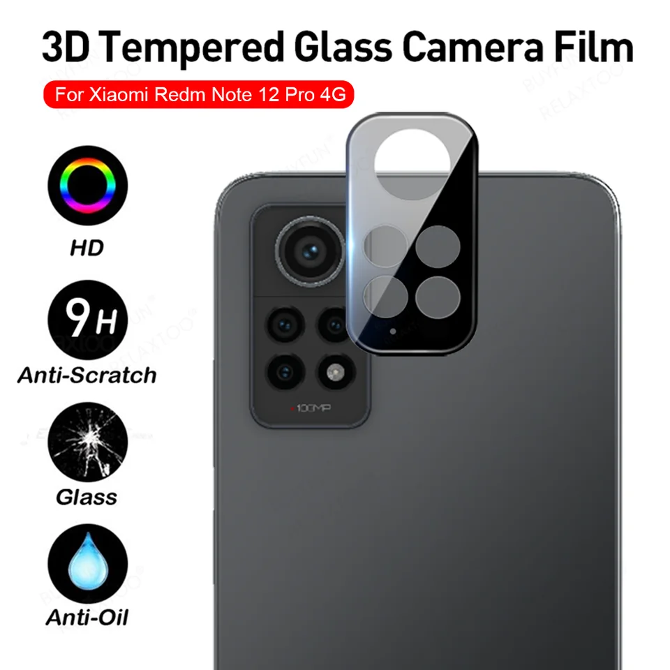 Chránič fotoaparátu Temperované sklo puzdro pre Xiaomi Redmi Note 12 Pro 4G Note12Pro Plus 5G Note12 Pro+ 12S 12Pro zadné kryt