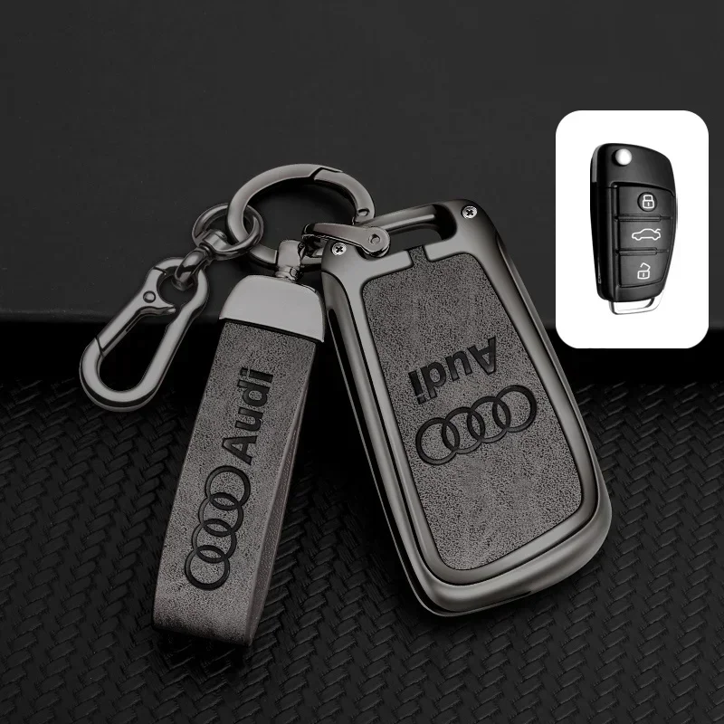 Chránič krytu krytu krytu kľúča pre auto pre Audi Sline C6 R8 A1 A3 Q3 A4 A5 Q5 A6 A7 S6 B6 B7 B8 8P 8V 8L TT RS Automatické príslušenstvo