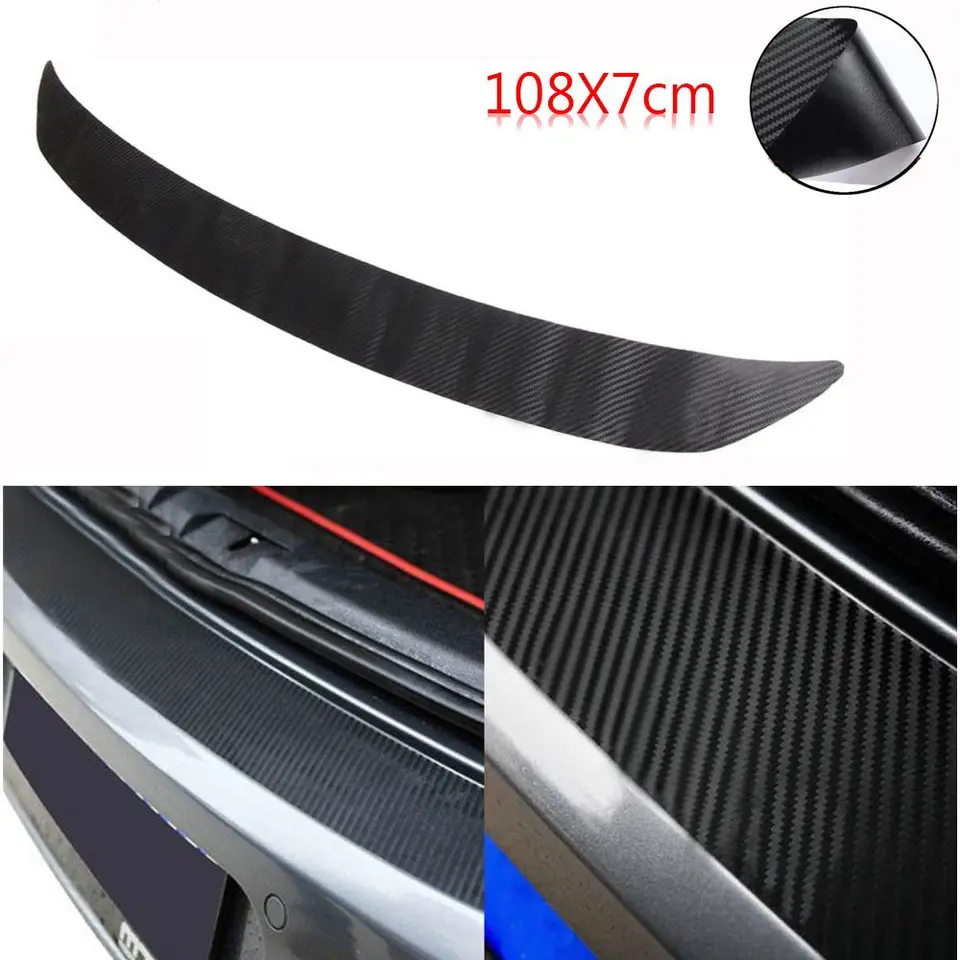 Chránič nálepiek zadného nárazníka pre zadné vlákna pre VW Golf MK6 GTI R20 108x7cm