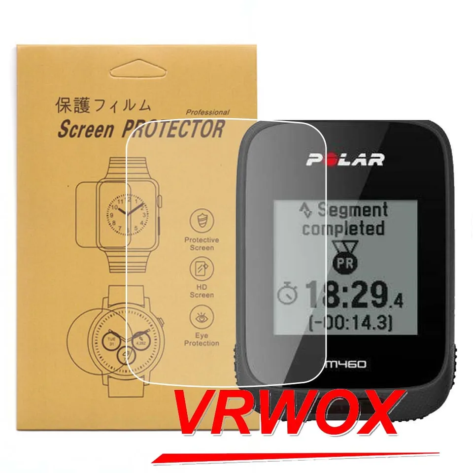 Chránič obrazovky 3ks pre Polar M600 M430 M460 Watch Clear TPU Nano-výbuch predkladateľ obrazovky Film
