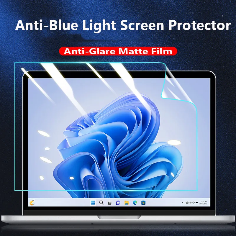 Chránič obrazovky notebooku zavesenie modrého svetla blokuje anti-UV vysoký transmitenčný film pre 13,3 