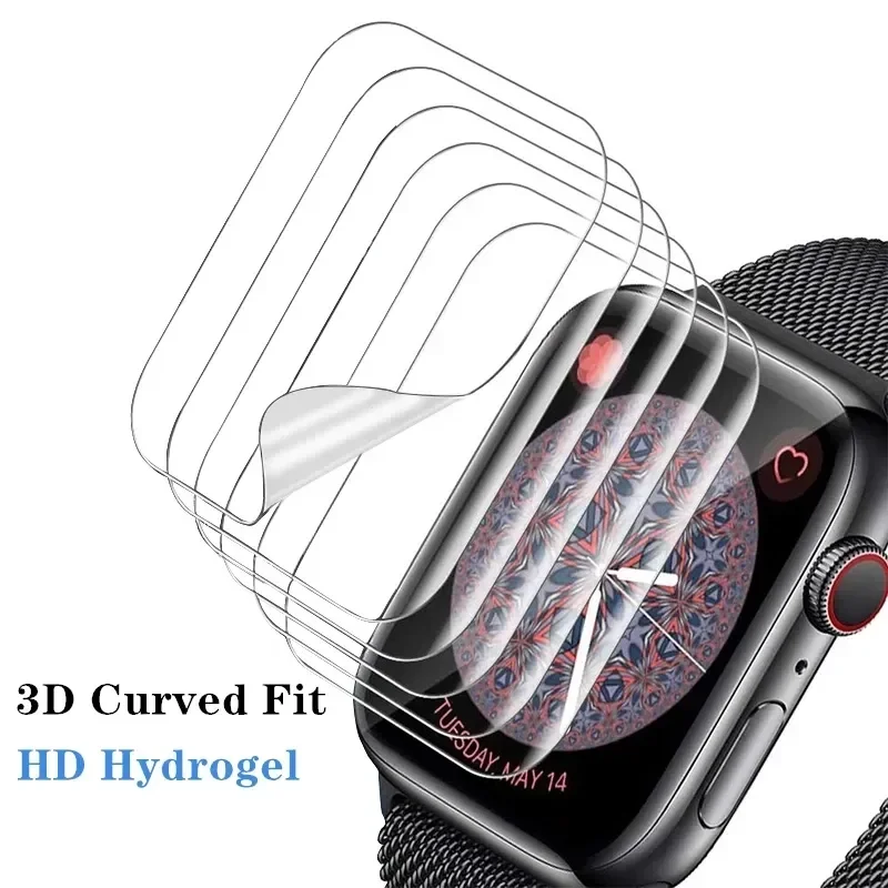 Chránič obrazovky pre Apple Watch 44 mm 40 mm 45 mm 41 mm 38 mm 42 mm Iwatch 6 SE 5 4 HD Film Glass Protective Apple Watch Series 7 8