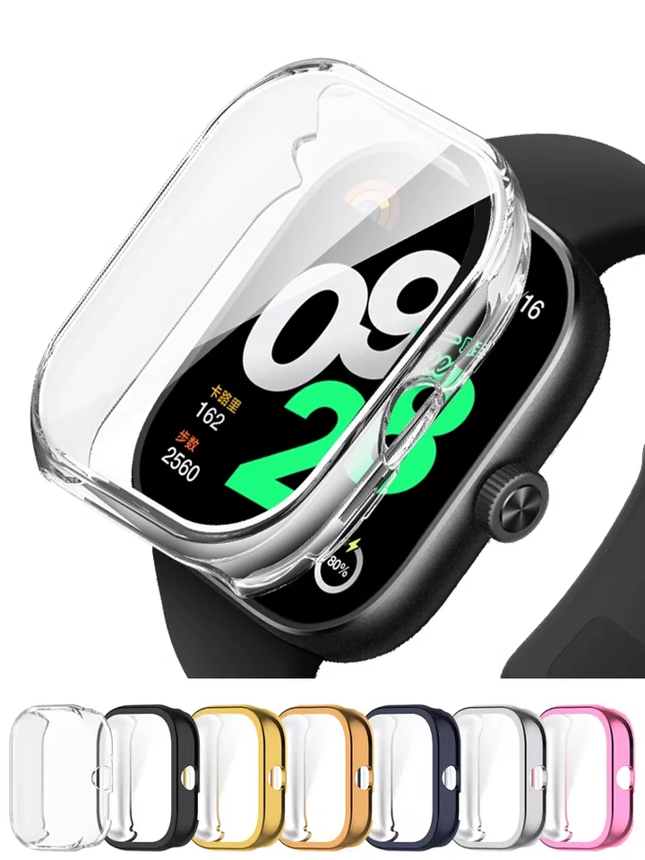 Chránič obrazovky pre Redmi Watch 4/5 Lite/5 Active Case All-Around TPU Bumper Protect Cover Redmi Watch 4 Príslušenstvo v puzdre