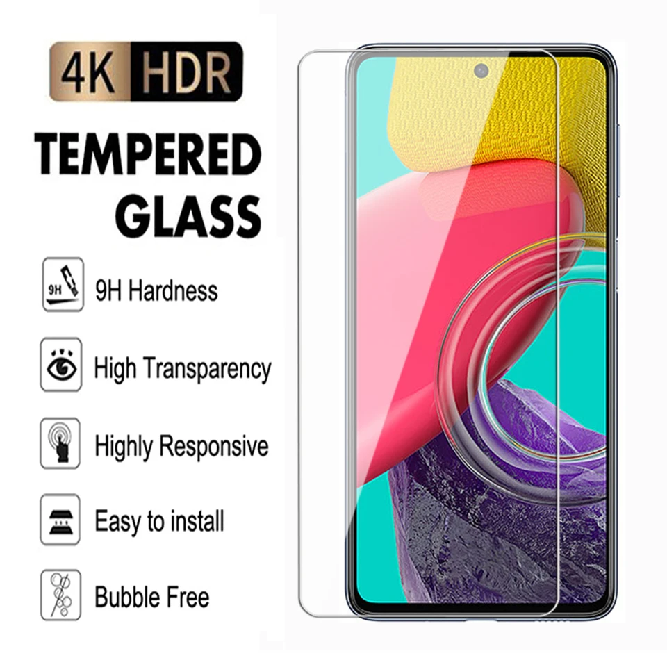 Chránič obrazovky pre Samsung Galaxy M42 M51 M52 M53 M54 M62 M31 M32 M33 M34 4G 5G Temperované sklo Samsung M31S sklenený film 9H