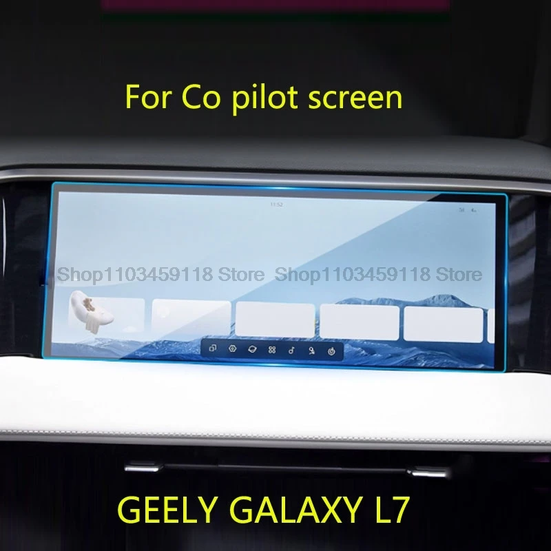 Chránič obrazovky Tempered Glass pre Geely Galaxy L7 2023 2024 16,2 palca CAR Co Pilot Screen Screen Film Film