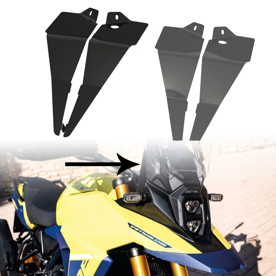 Chránič počasia bočnej obrazovky v čelnom skle V Strom 800 DE 2023 2024 CNC deflektor vetra pre motocykel Suzuki V-Strom VSTROM 800DE