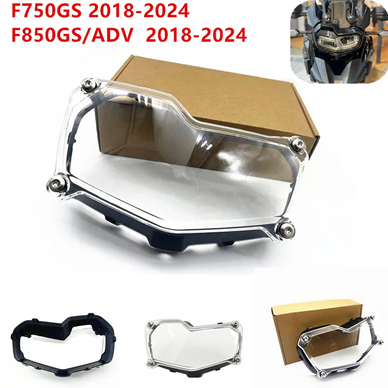 Chránič svetlometov pre BMW F850GS Adventure F750GS F 750GS 850 ADV F850 2024 2018-2023 Svetlo hlavy Priehľadný ochranný kryt