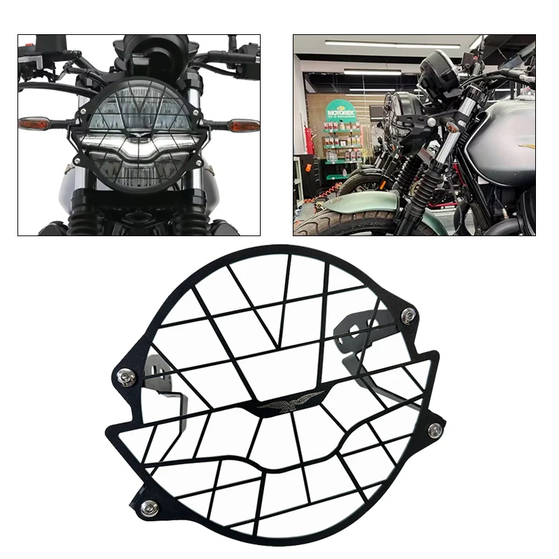 Chránič svetlometov pre motocykel pre Moto Guzzi V7 850 Stone V7 850 Špeciálny V9 Bobber 2021 2022 2023 2024