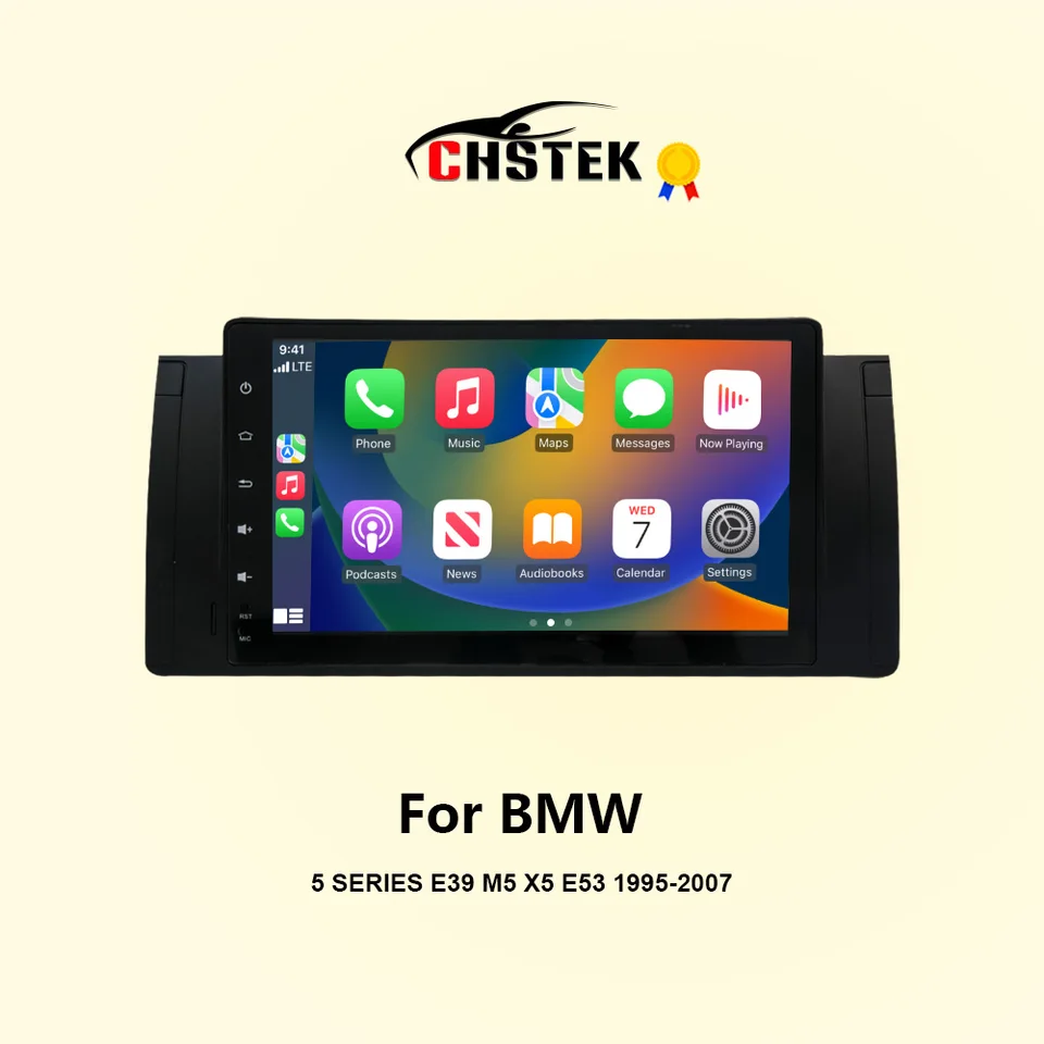 CHSTEK Car Radio Android 13 CarPlay pre BMW X5 E53 M5 5 Series E39 1995-2007 Multimedia Automotiva navigácia Bluetooth WiFi 4G