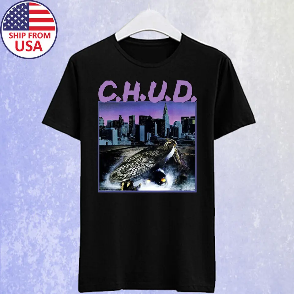 Chud Chud Retro Horror Movie Pánske čierne tričko S-5XL