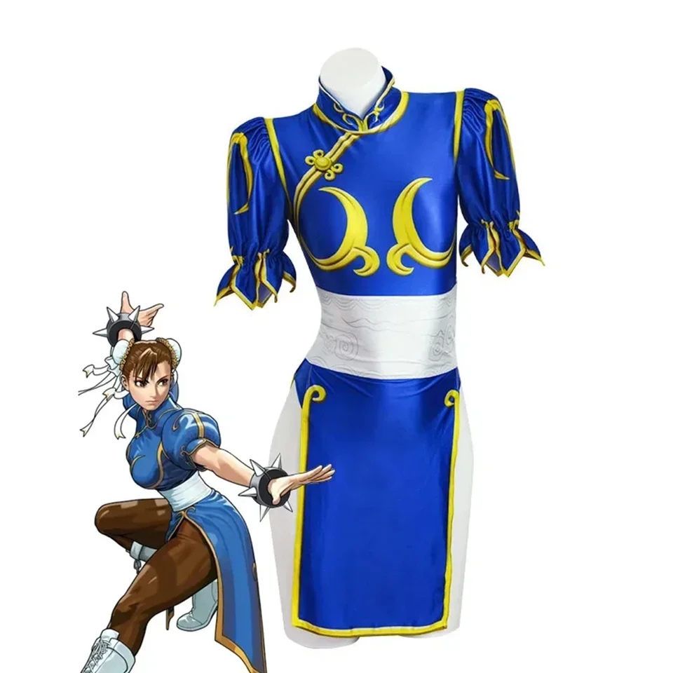 Chun Li Cosplay Dress Costume Game