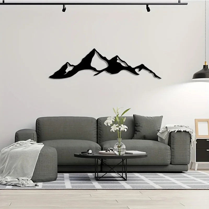 Cifbuy Denali Mountain Metal Wall Art Art Trvalá a bez hrdze Decor Decor - Domáce dekorácie Art Art Art Art Silhouette Wall Decoration