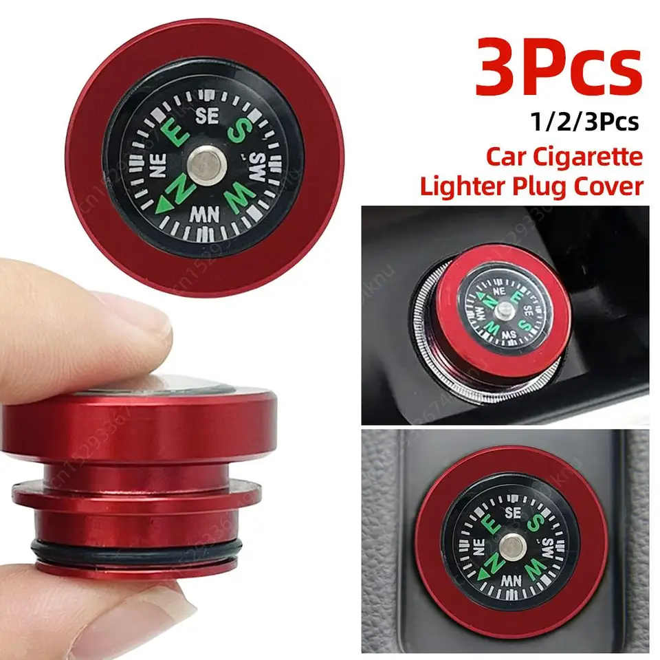 Cigareta zapaľovač zástrčky PUST PREPOPROUSPORPLE Vodotesný kompas catoe cigaret cover compass compass cigareta zásuvkovú plugové doplnky