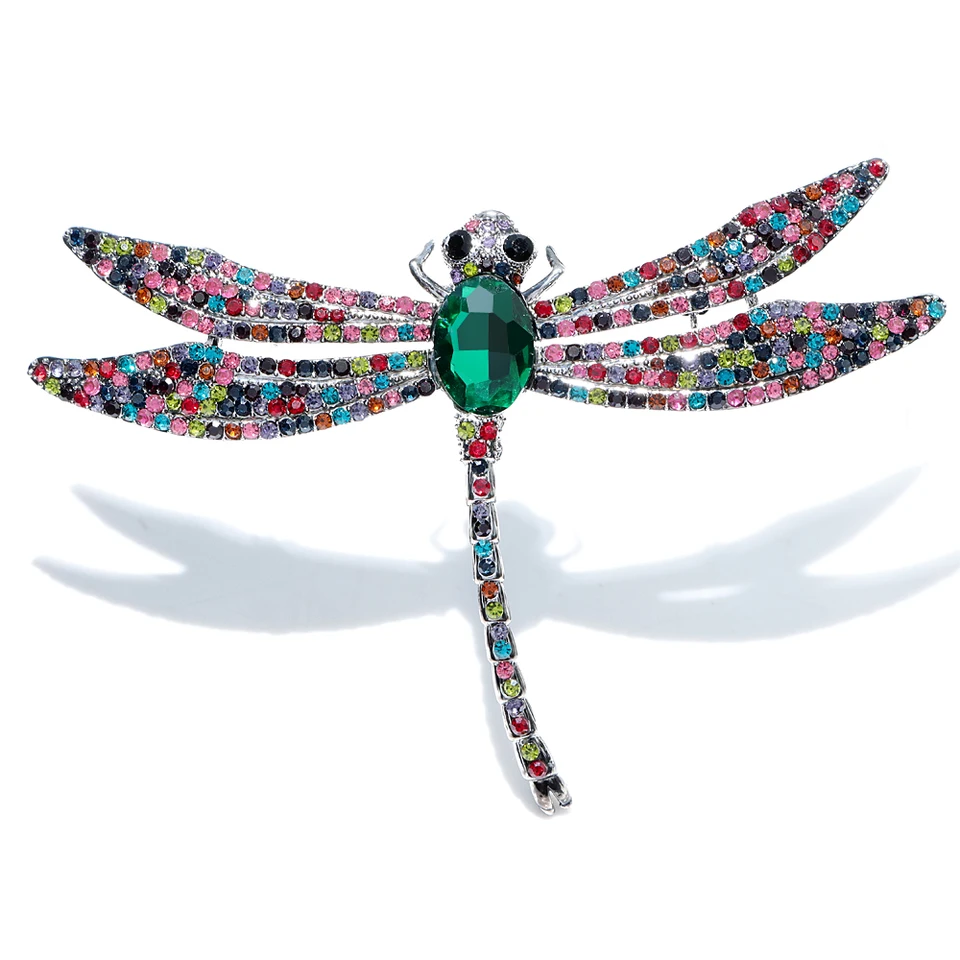 Cindy Xiang 3.0inch*4,7 palca Veľká veľká veľkosť Dragonfly Broš