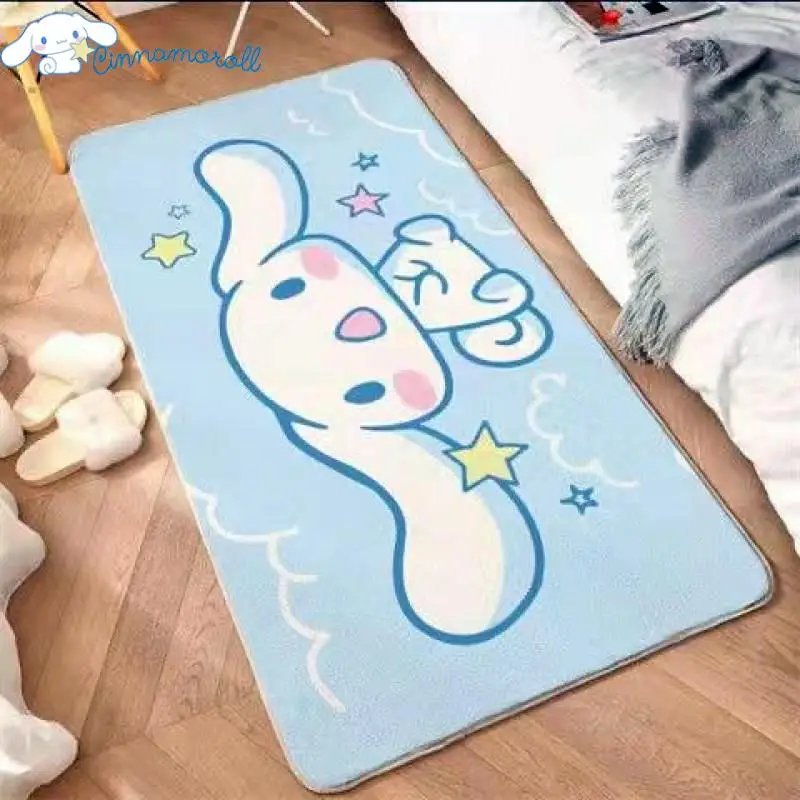 Cinnamoroll Cartow Cartoon Cutoen Sanrio Creative Plyšu Absorbent non-sklip mat sladká kawaii izba dekorácia narodeninový darček