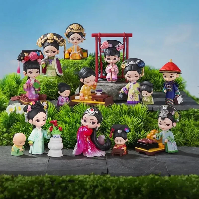 Cisárovná v paláci 3 generácia slepej skrinky legenda Zhen Huan Anime Action figurín roztomilý PVC Model Prekvapenie hračiek pre deti darčeky