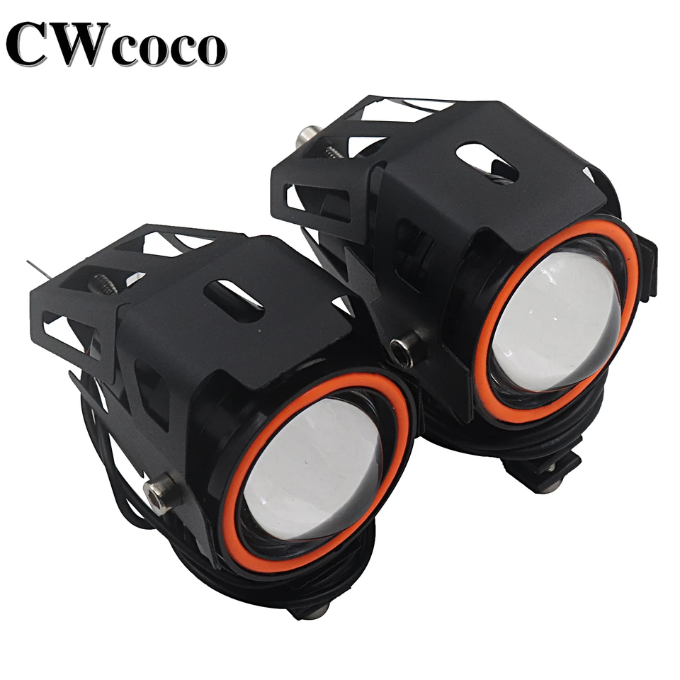 CityCoco Electric Scooter LED Spotlight Laser Zvýraznenie blikajúcich anjelských očí a Demon Eyes Light for Electric Secootter Remodel
