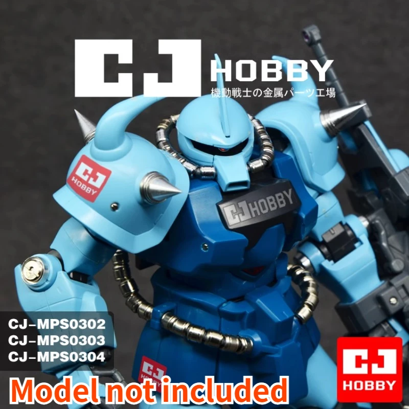 CJ Hobby CJ-0416 ~ 18 kovových častí potrubia pre MG 1/100 MS-07B-3 MOBILNÝ SICK MODEL AKCIOU FILU BUDOVANIA HOND DIY Príslušenstvo
