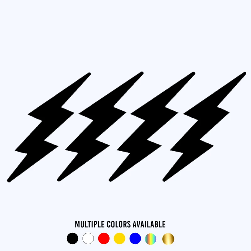CK20659# Vinyl Decal Lightning Skrutky s nálepkou automobilu