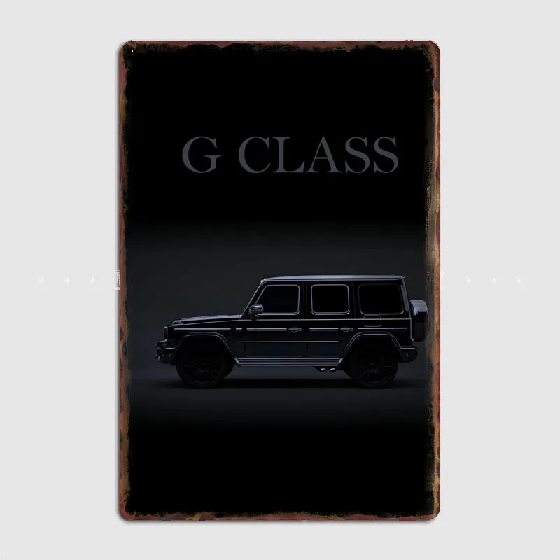 Classic G Class SUV CARLE COLECTOR Plagát kovový vintage záhradná plechová značka Domov stena dekorácie izba dekorácia
