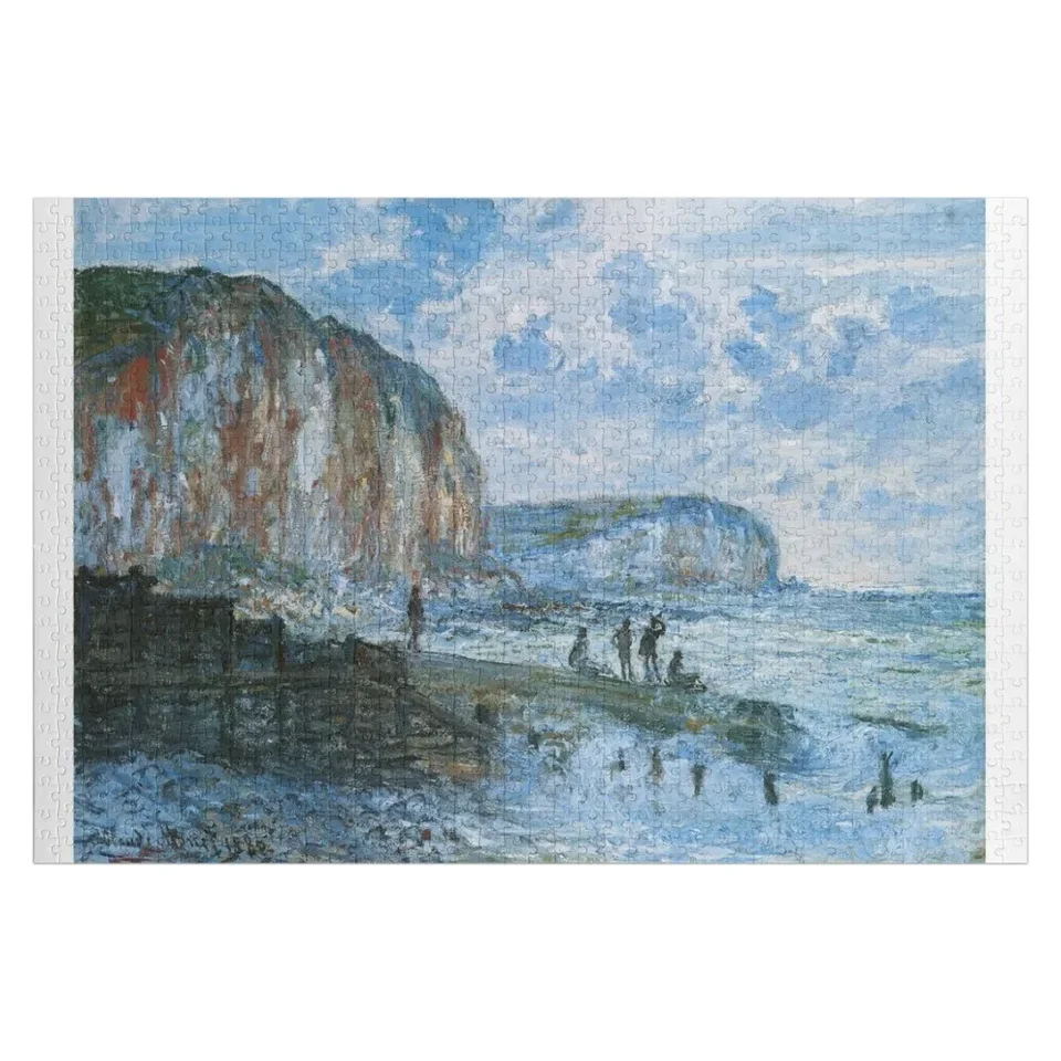 Claude Monet - útes Les Petites Dalles Jigsaw Puzzle Personalizované darčeky anime puzzle